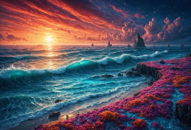 Surreal seascape